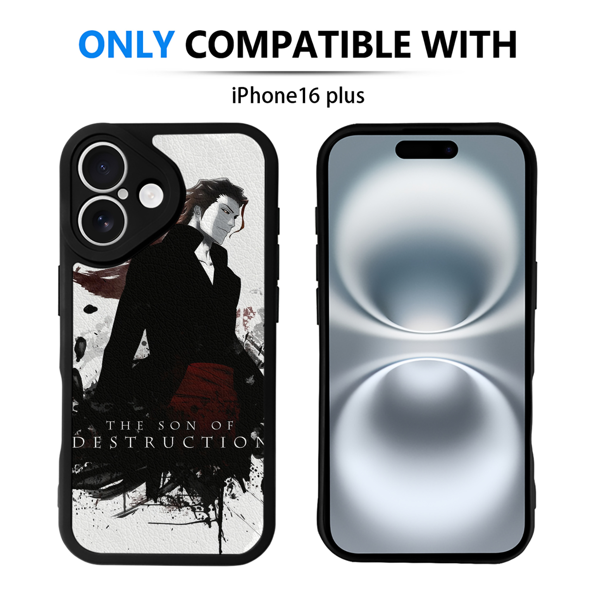 （画像用） ブリーチ BLEACH 【iPhone 16シリーズ対応】シリコンスマホケース（レザー調） 材質：シリコン
